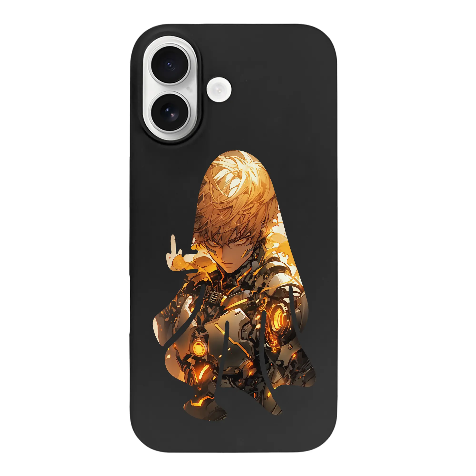 ワンパンマン グッズ ジェノス - iPhone 17 シリーズ シリコンケース 薄型 耐衝撃 指紋防止 ソフトタッチカバー 精密フィット 傷防止 保護ケース iPhone 17/17 Air/17 Pro/17 Pro Max 対応